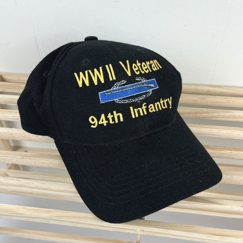 Lids Hat Baseball Cap WWII Veteran 94th Infantry Embroidered‎ One Size